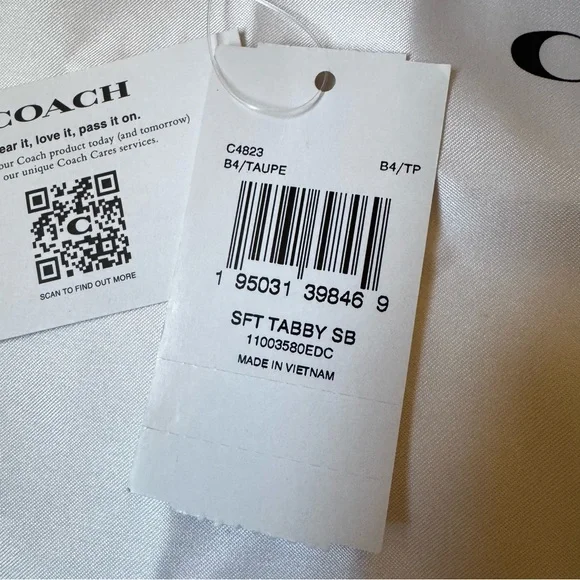 Coach Soft Tabby in Taupe - Picture 16 of 16